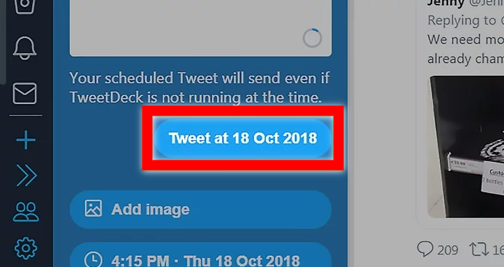 Schedule your Tweet