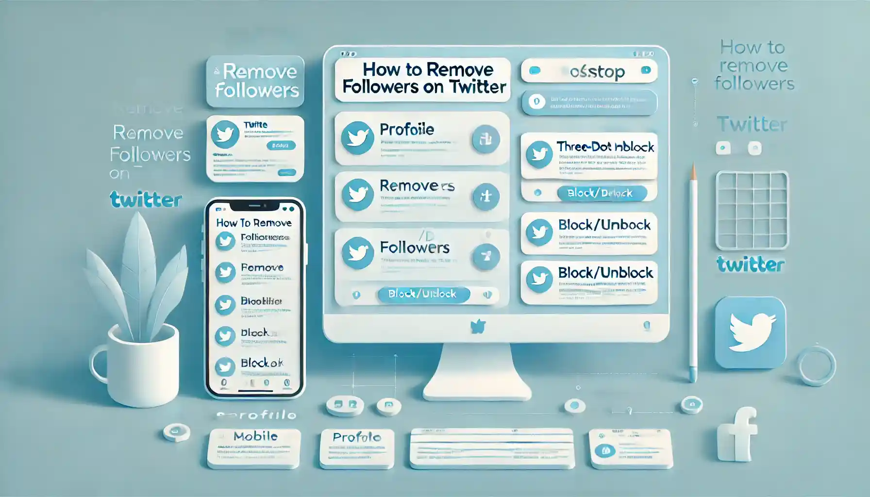 how to remove followers on twitter