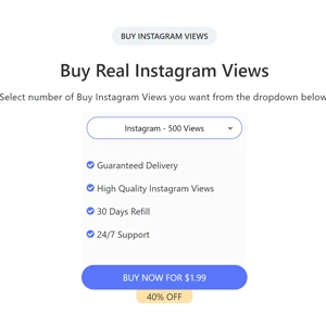 Buy Instagram Views Packages