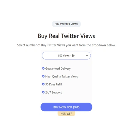 Buy Twitter X Views