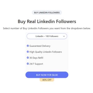 buy real linkedin followers