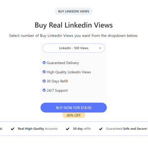 buy real linkedin views