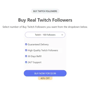 buy real twitch followers