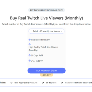 buy twitch live viewers monthly