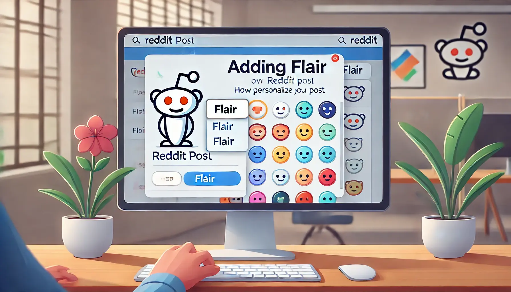 how to add flair on reddit