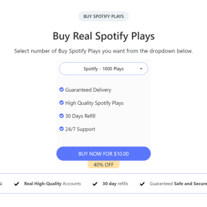 buy real spotify plays