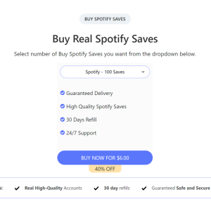 buy real spotify saves