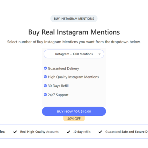 Buy Active Instagram Mentions