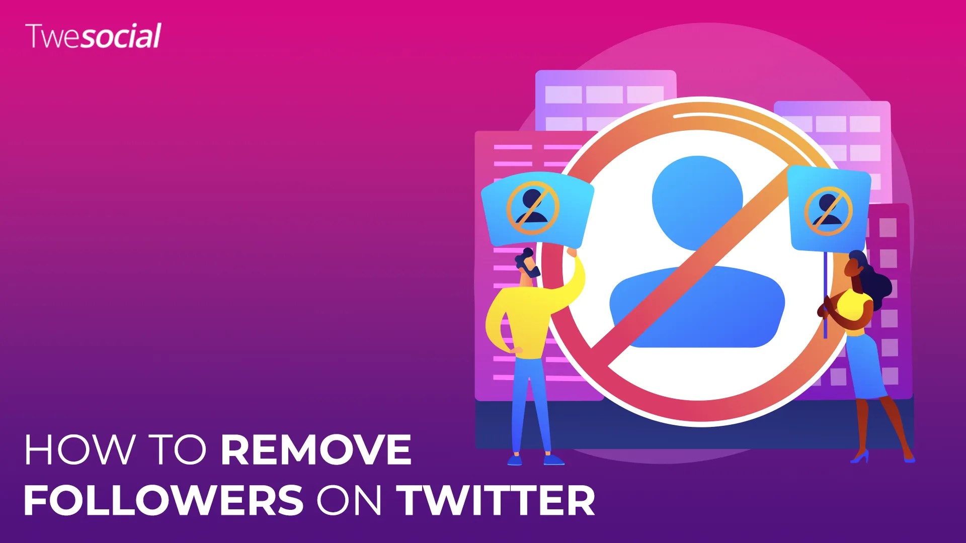 how to remove followers on twitter