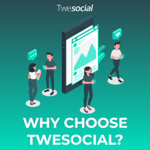 why choose twesocial buy x views