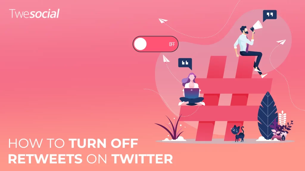 how to turn off retweets on twitter