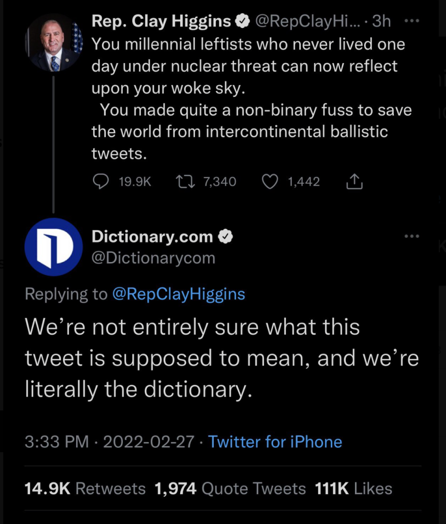 ratioed tweet politics