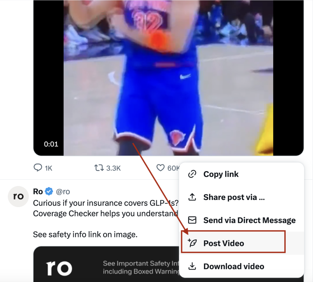 share retweet video twitter