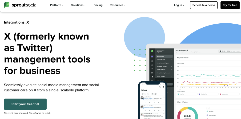 sprout social twitter management