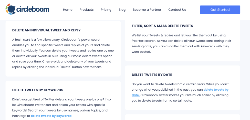 twitter delete features