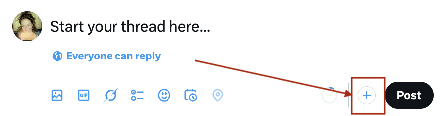 how to make a thread on twitter 