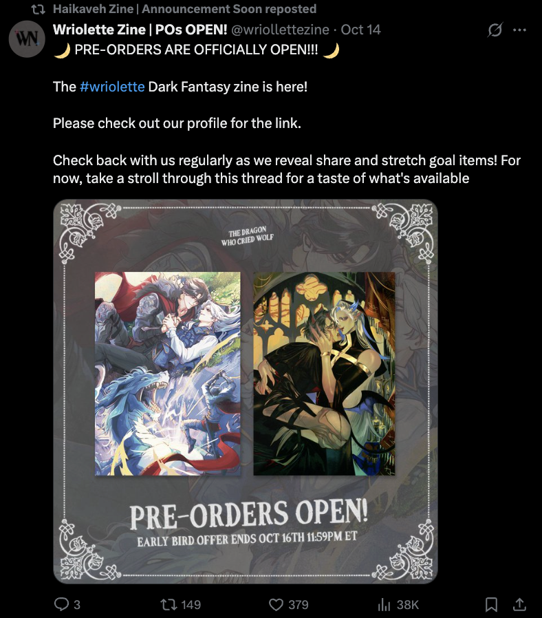 how to write a tweet announcement