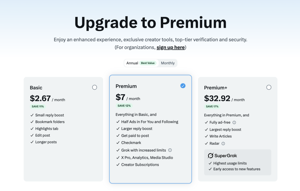 upgrade to twitter premium how to get verified 