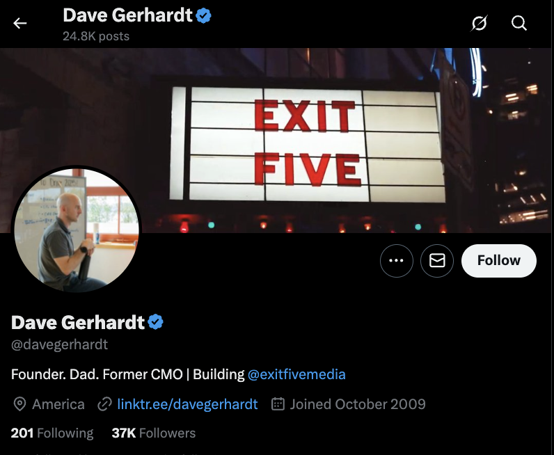 twitter markteters dave gerhardt