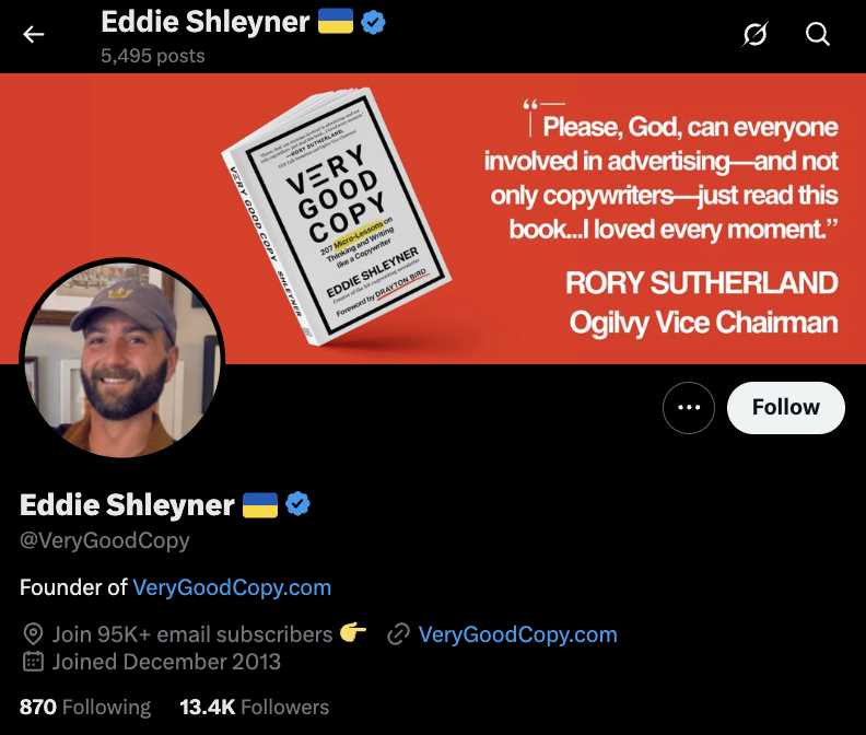 eddie shelyner twitter marketers